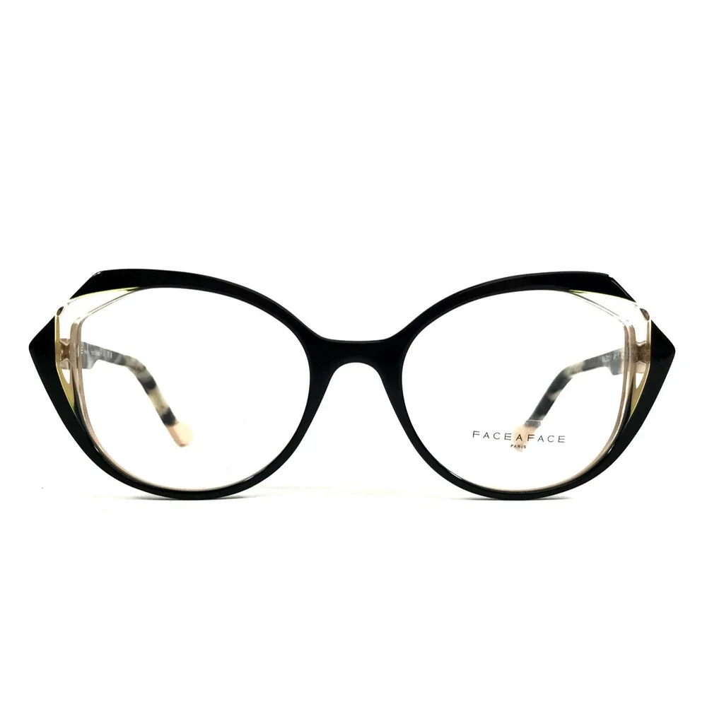 Face A Face Eyeglasses Frames KALEDO 1 COL 6091 EQ Black Tortoise 49-17-142
